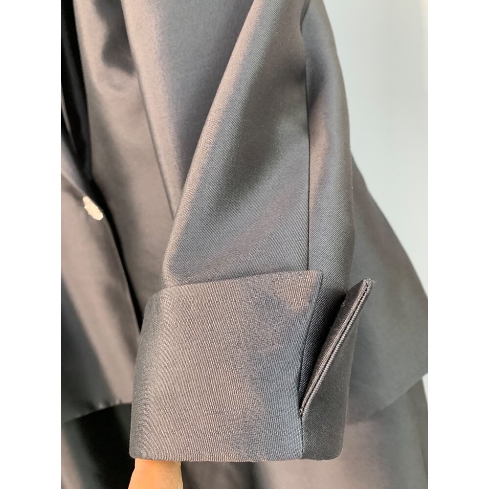 VTG Kleinfeld Formal 2 Piece Mother Bride Satin Maxi + Jacket Gray Size 2X 7326 - Picture 14 of 15